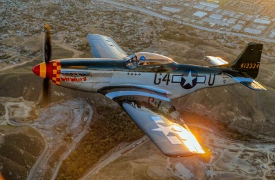 Air Force Heritage Flight flyover to kickoff Super Bowl LVI in Los