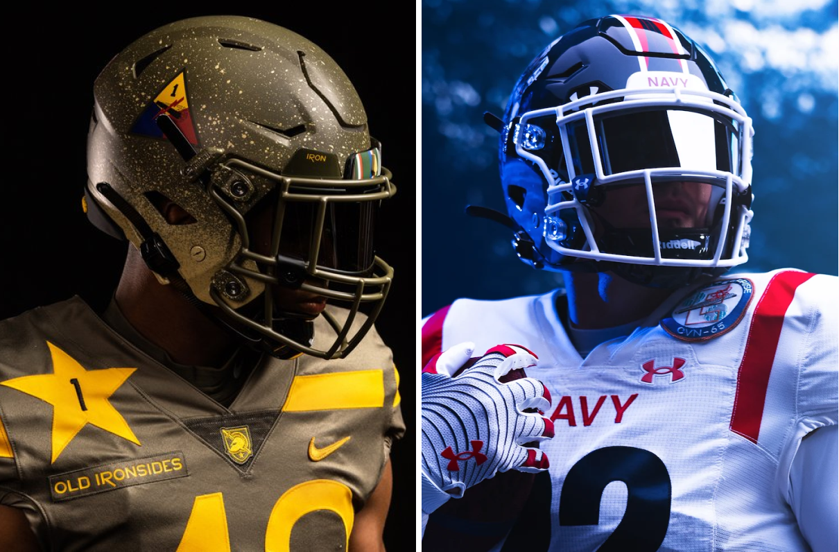 Pics/Video: Army football unveils new Army-Navy game uniforms with