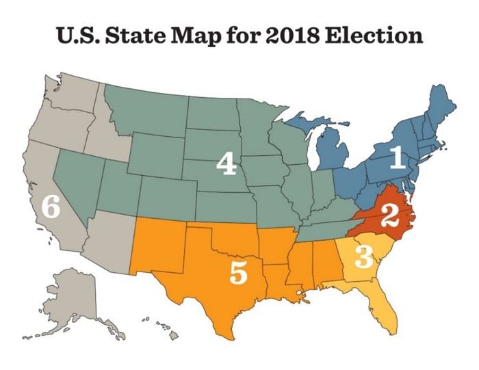 BOD 2018 Election Map